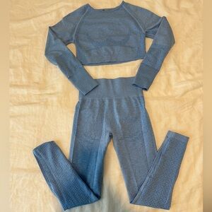 Blue Seamless Activewear Set